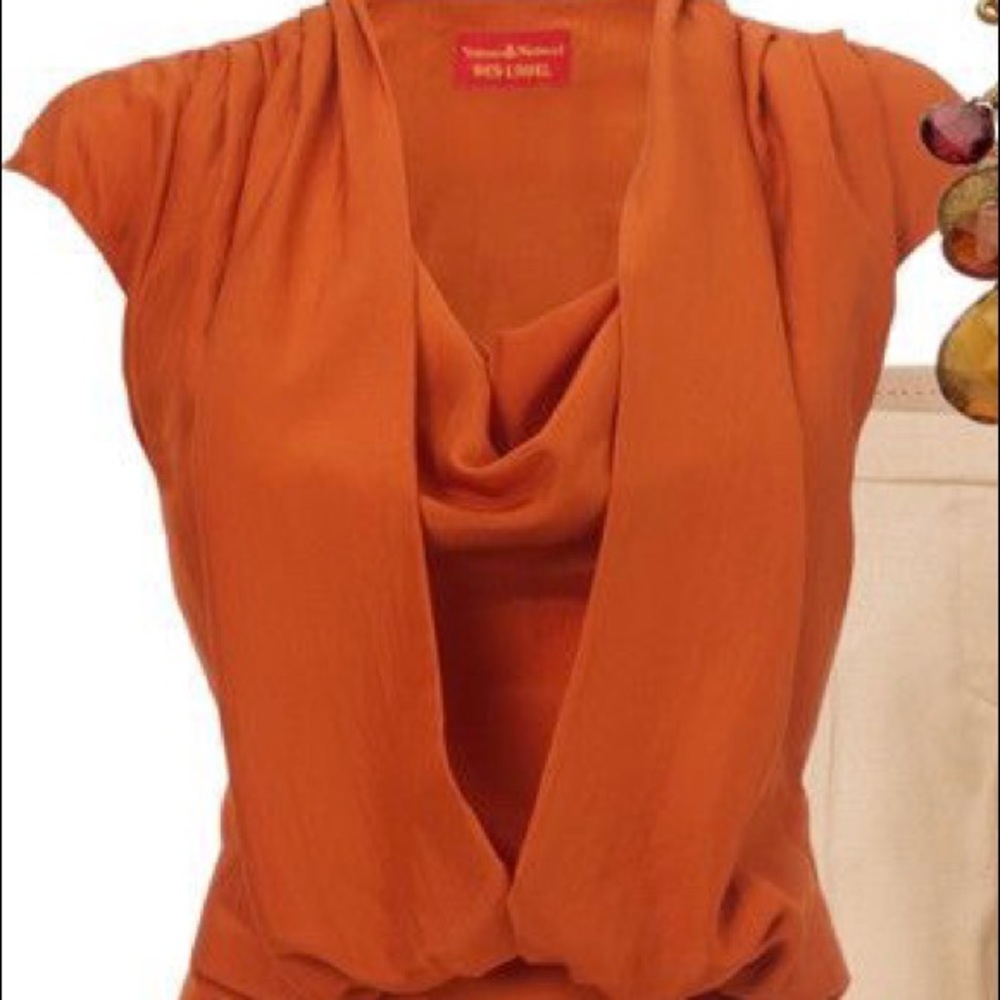 ISO Vivienne Westwood orange blouse